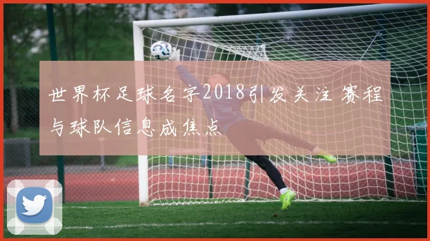 世界杯足球名字2018引发关注 赛程与球队信息成焦点